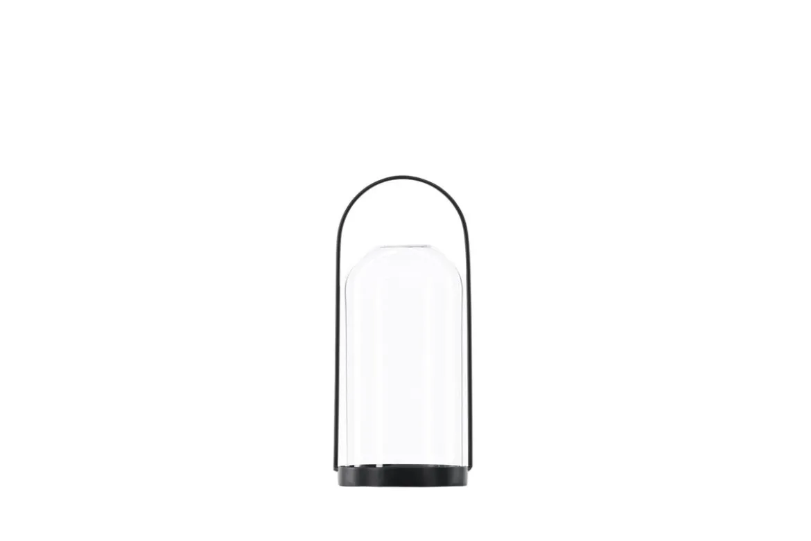 Laterne Martin - Laterne aus Glas und schwarzem Eisen in zwei verschiedenen Größen