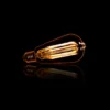 LED-Glühlampe Aura Drop – ST64-E27 mit amberfarbenem Glas