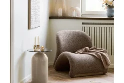 Lounge Sessel Eirvona - kuscheliger brauner Look