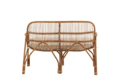 Loungesessel Sevilla – aus Rattan inklusive creme-weißem Kissen