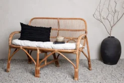 Loungesessel Sevilla – aus Rattan inklusive creme-weißem Kissen