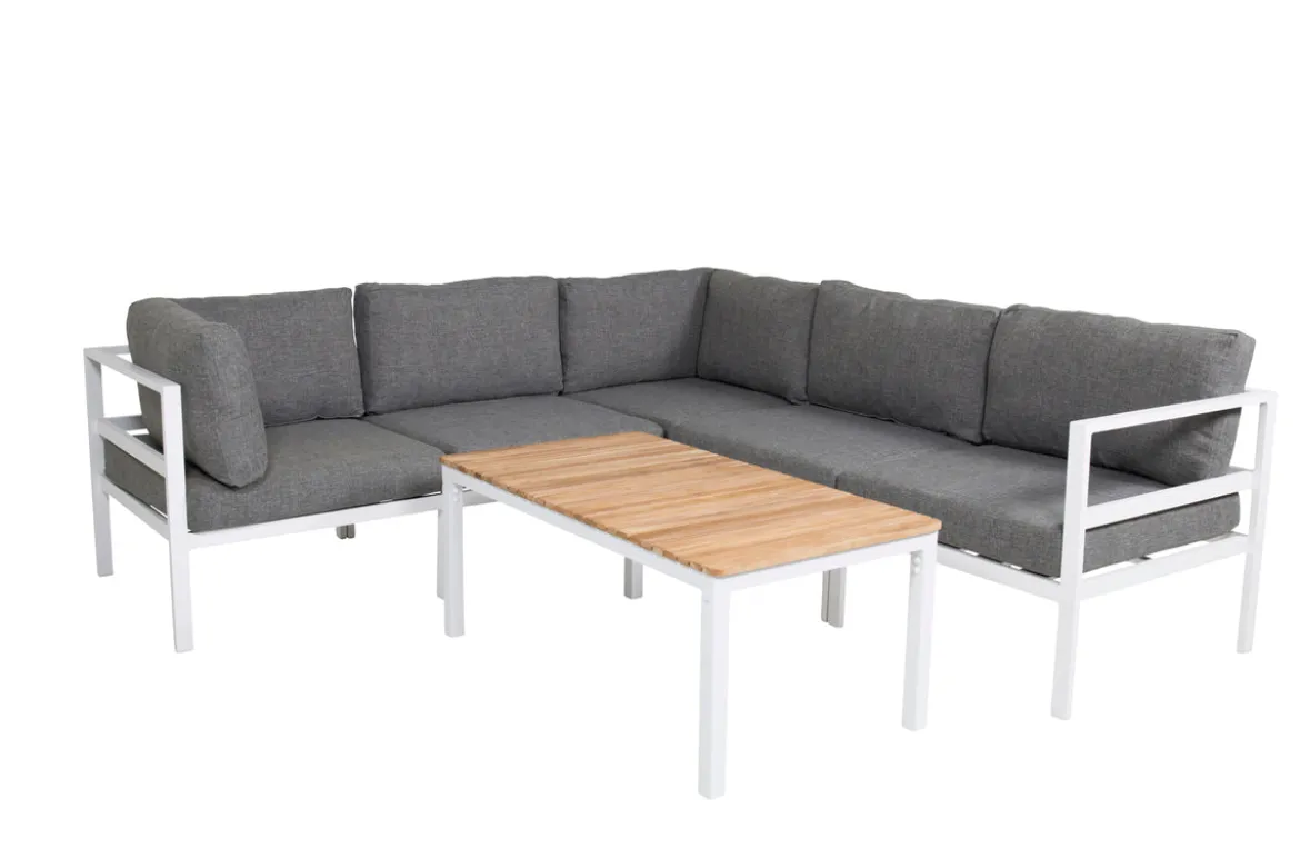 Loungesessel Sofi - Eckmodul mit Kissen für den Außenbereich