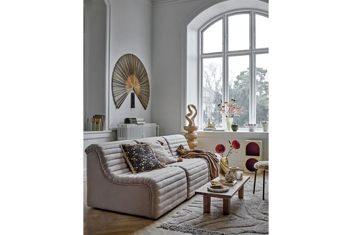 Lounge Sessel Taupe - im modernen Retro Look