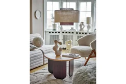 Lounge Sessel Taupe - im modernen Retro Look