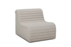 Lounge Sessel Taupe - im modernen Retro Look