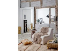 Lounge Sessel Taupe - im modernen Retro Look
