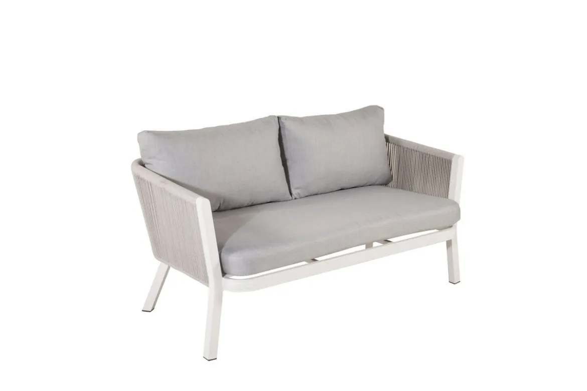Loungeset Dreamy - aus weißem Aluminium inkl Kissen