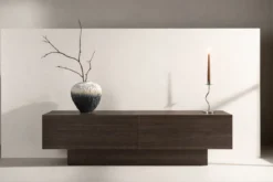 Lowboard Darion - in Mocca für TV, Konsolen und Zubehör