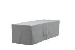 Möbelabdeckung Fortea - 180x60x50 aus grauem Polyester