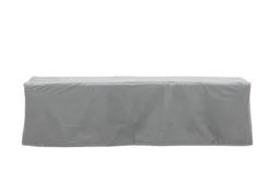 Möbelabdeckung Fortea - 180x60x50 aus grauem Polyester