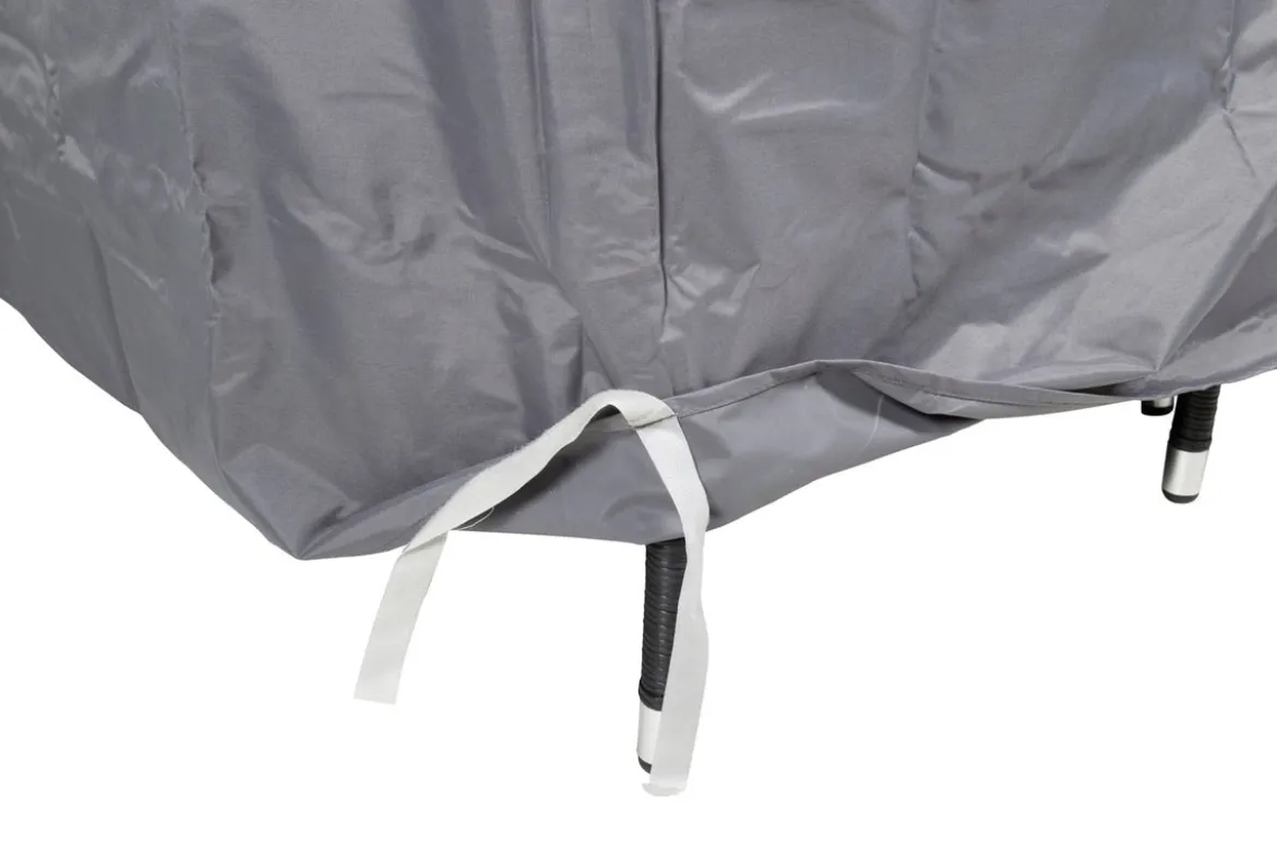 Möbelabdeckung Mistral - 265x90x120 cm aus grauem Polyester