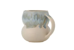 Milchkännchen Avely – Steingut mit reaktiver Glasur in Blau