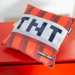 Minecraft Dekokissen „TNT Plush“ – mit Füllung & Samtoptik