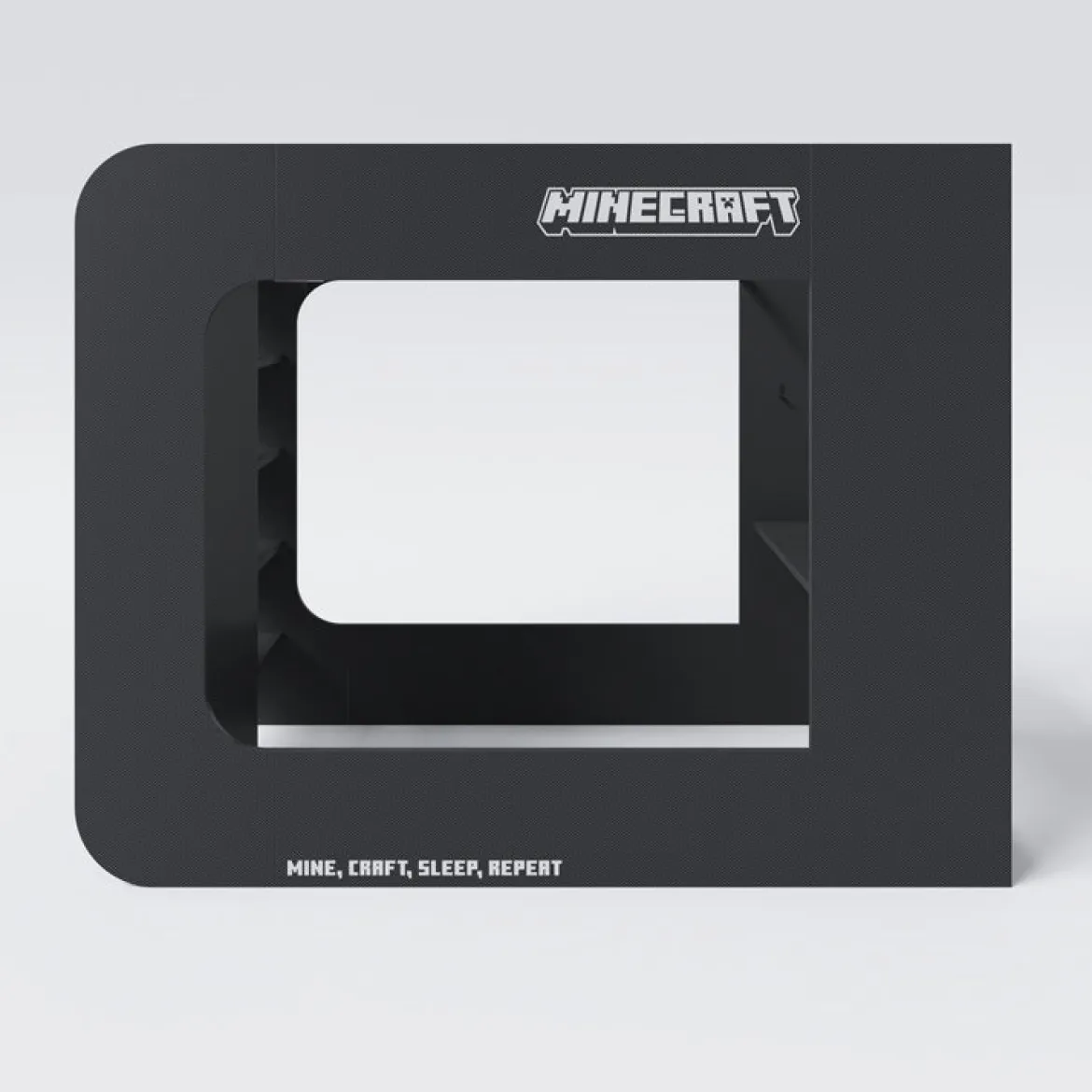 Minecraft Gaming-Hochbett „BaseCamp XL“ mit Schreibtisch & Regal