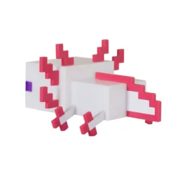 Minecraft LED-Tischlampe „Axolotl“ – mit Akku & USB-C