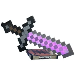 Minecraft LED-Tischlampe „Netherite Sword“ – mit Akku & Farbwechsel