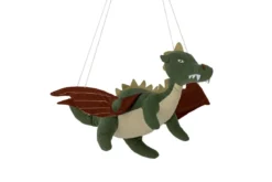 Mobile Fernando - Drache Mobile für Babys & Kinderzimmer in sanften Farben