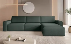 Modulares Ecksofa Yuma aus Bouclé