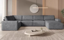 Modulare Sofalandschaft U Yuma aus Cord