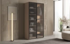 Moduro Arda – Design-Kleiderschrank mit geriffelter Glasfront