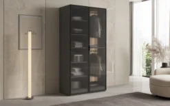 Moduro Arda – Design-Kleiderschrank mit geriffelter Glasfront