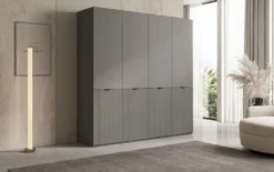 Moduro Elen – Zweimoduliger Kleiderschrank mit strukturierter Front