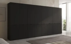 Moduro Faro XL – Viermoduliger Design-Kleiderschrank mit strukturierter MDF-Front