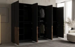 Moduro Naro Trio – Dreimoduliger Design-Kleiderschrank in Eiche Wotan