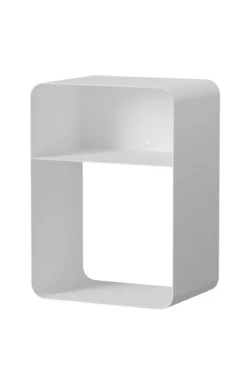 Nachttisch Damio – Minimalistisches Design aus pulverbeschichtetem Metall