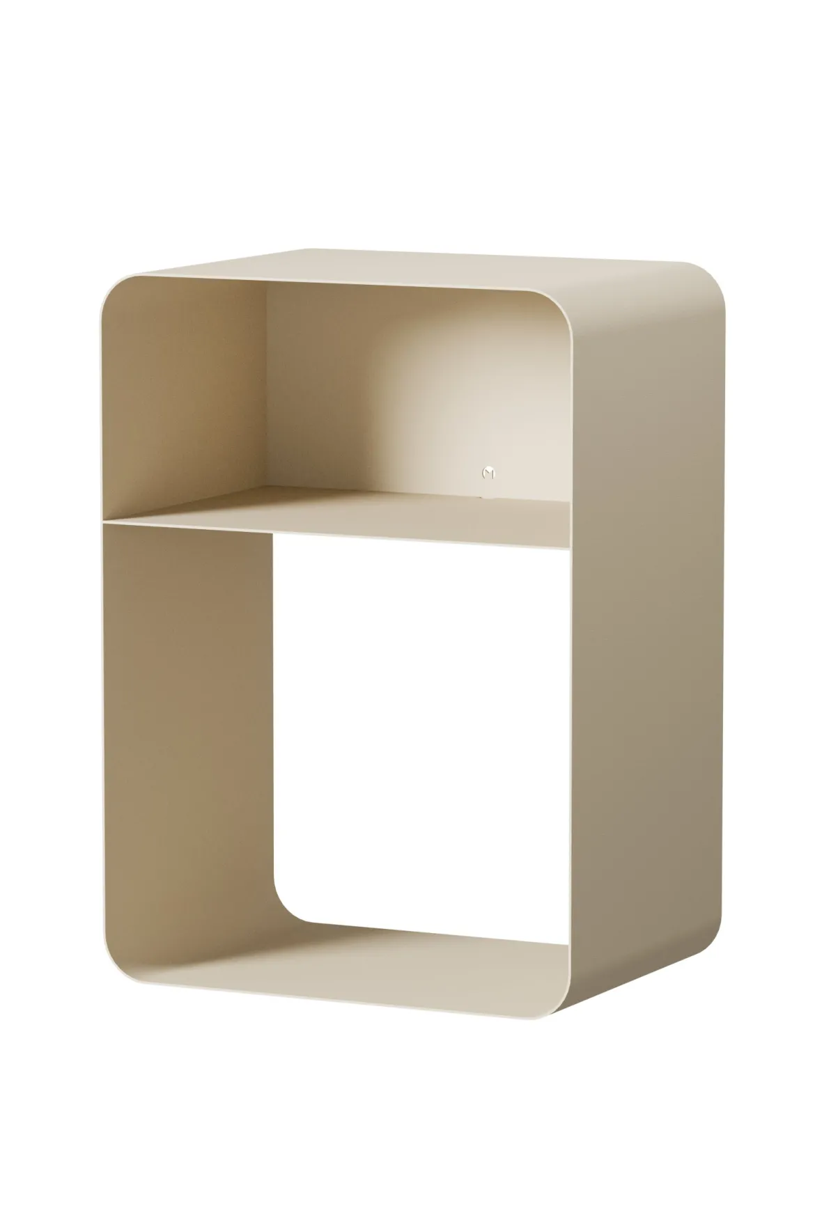 Nachttisch Damio – Minimalistisches Design aus pulverbeschichtetem Metall