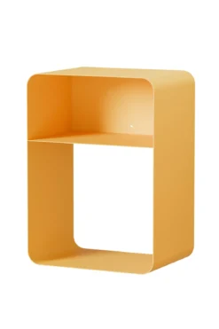 Nachttisch Damio – Minimalistisches Design aus pulverbeschichtetem Metall
