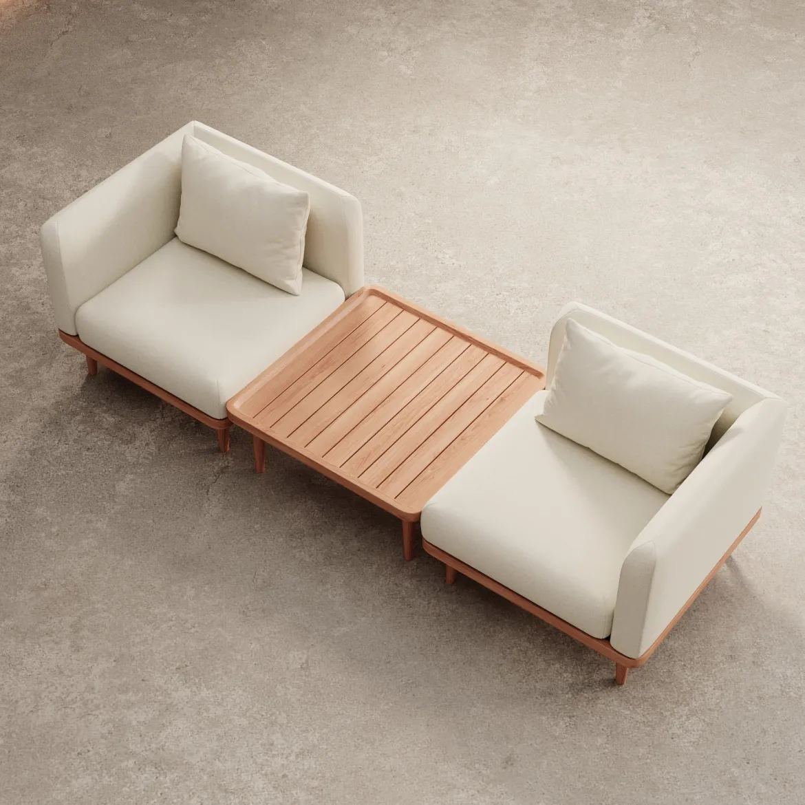 Nouri – 2 Loungemodule & Tisch | Aevora™ Kollektion