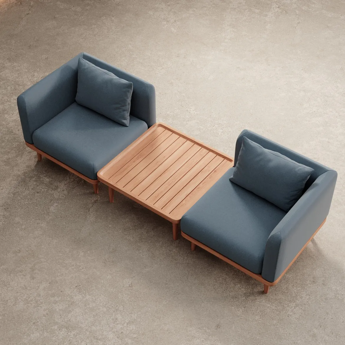Nouri – 2 Loungemodule & Tisch | Aevora™ Kollektion