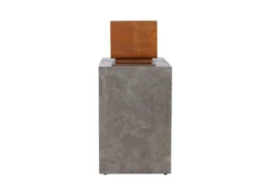 Outdoor Küche Sella - aus Aluminium in Hellgrau inklusive Grill