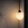 Outdoor-Pendelleuchte „Ilona" – in Weiß aus Stahl für Terrasse, Balkon & Garten
