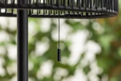 Outdoor-Stehlampe „Elan“ – wetterfeste Stehleuchte aus Bambus & Metall