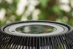 Outdoor-Stehlampe „Elan“ – wetterfeste Stehleuchte aus Bambus & Metall