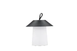 Outdoor-Tischlampe „Eloura“ – in Beige und Schwarz mit 3 Helligkeitsstufen