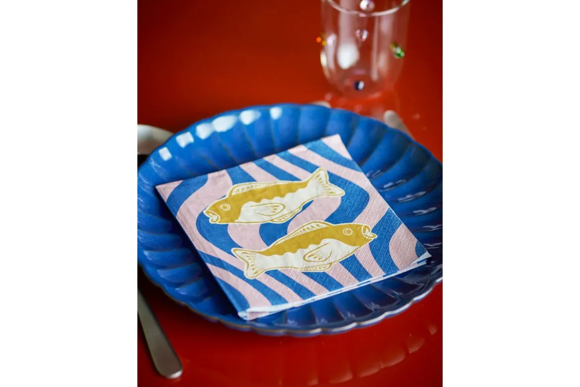 Papierservietten Mare - 33 x 33 cm, 20 Stück - maritimes Design