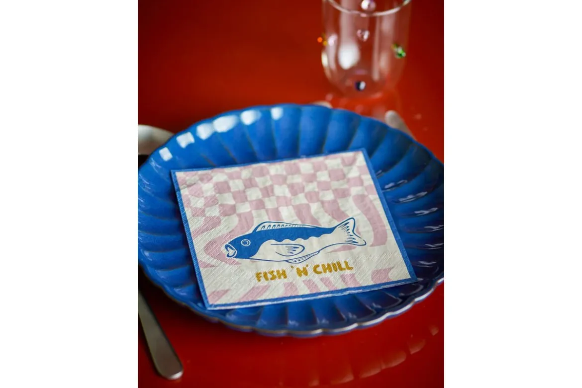 Papierservietten Mare - 33 x 33 cm, 20 Stück - maritimes Design
