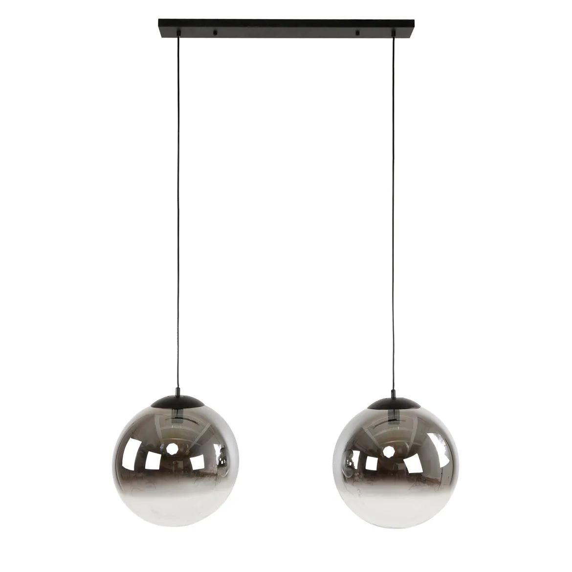 Pendelleuchte „Ceralis“ – Rauchglas mit Farbverlauf im Bubble-Design