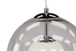 Pendelleuchte „Chobe" – Mit transparentem Lampenschirm aus Glas