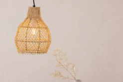 Pendelleuchte „Johannesburg “ – Aus Rattan in Naturoptik