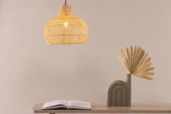 Pendelleuchte „Johannesburg “ – Aus Rattan in Naturoptik