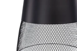Pendelleuchte „Jolina“ – aus mattschwarzem Eisen mit dekorativem Mesh-Schirm