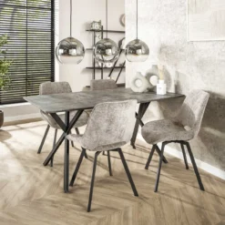 Pendelleuchte „Lumetto“ – Rauchglas mit Farbverlauf und Metallarmatur