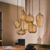 Pendelleuchte „Lumina“ – mit handgefertigten Lampenschirmen aus Glas