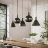 Pendelleuchte "Lumiselle“ – 5 Leuchten aus Metall in unterschiedlichen Formen in Beige oder Bronze