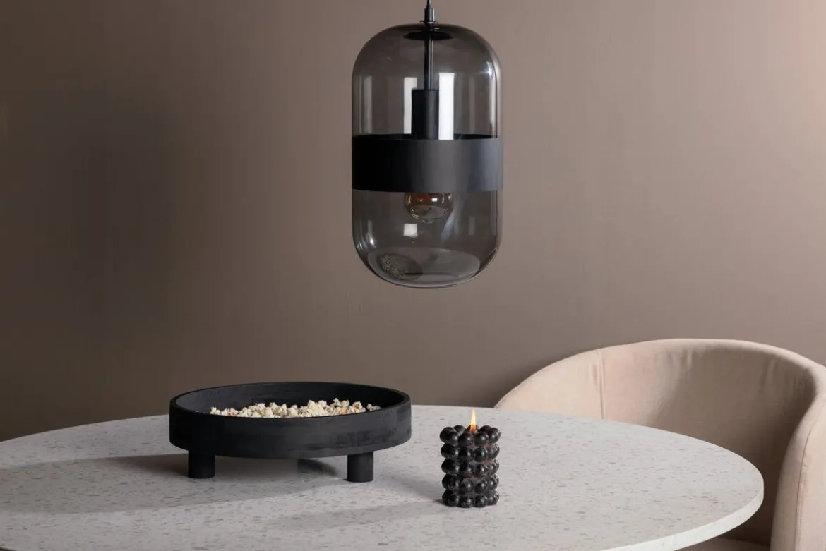 Pendelleuchte „Murchinson" – Elegante, länglichen Form aus Rauchglas