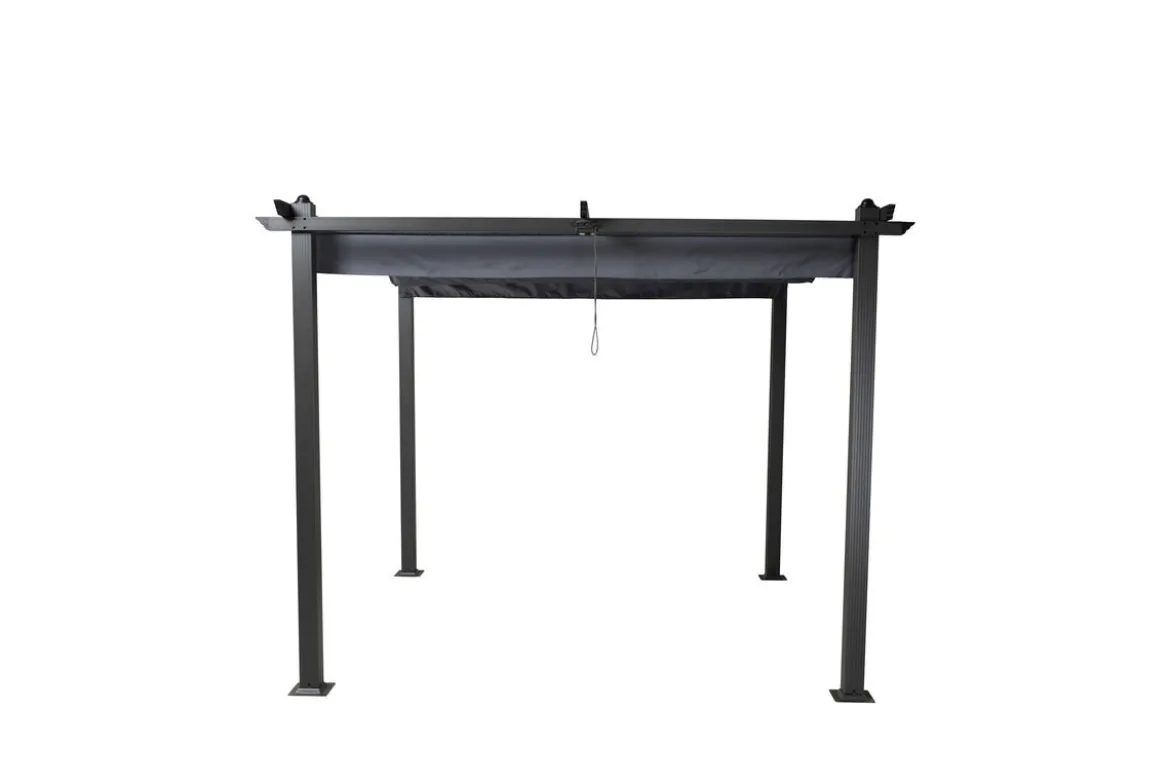 Pergola Sora - mit grauem Polyesterdach